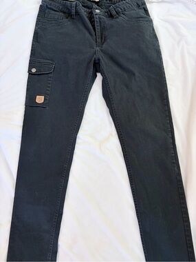 Fjallraven Black Women's Jeans with Side Pocket- Regular Length, Sz 30”-31”